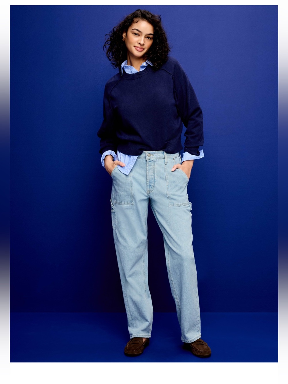 Old Navy Midrise slouchy straight Jeans